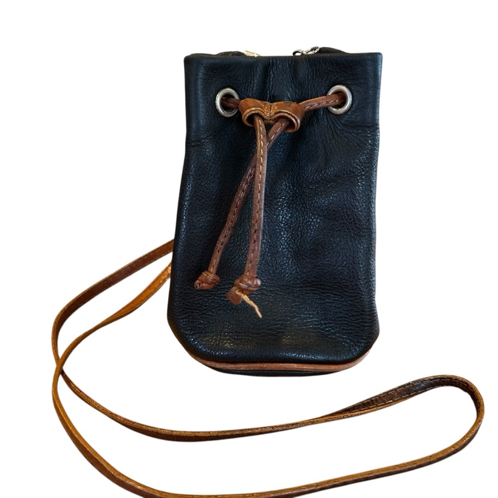 Cute Small Genuine Leather Bucket Crossbody Shoulder Bag